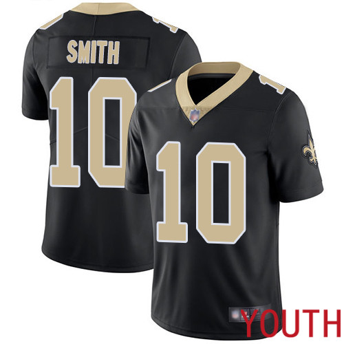 New Orleans Saints Limited Black Youth Tre Quan Smith Home Jersey NFL Football #10 Vapor Untouchable Jersey